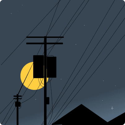 Night time illustration